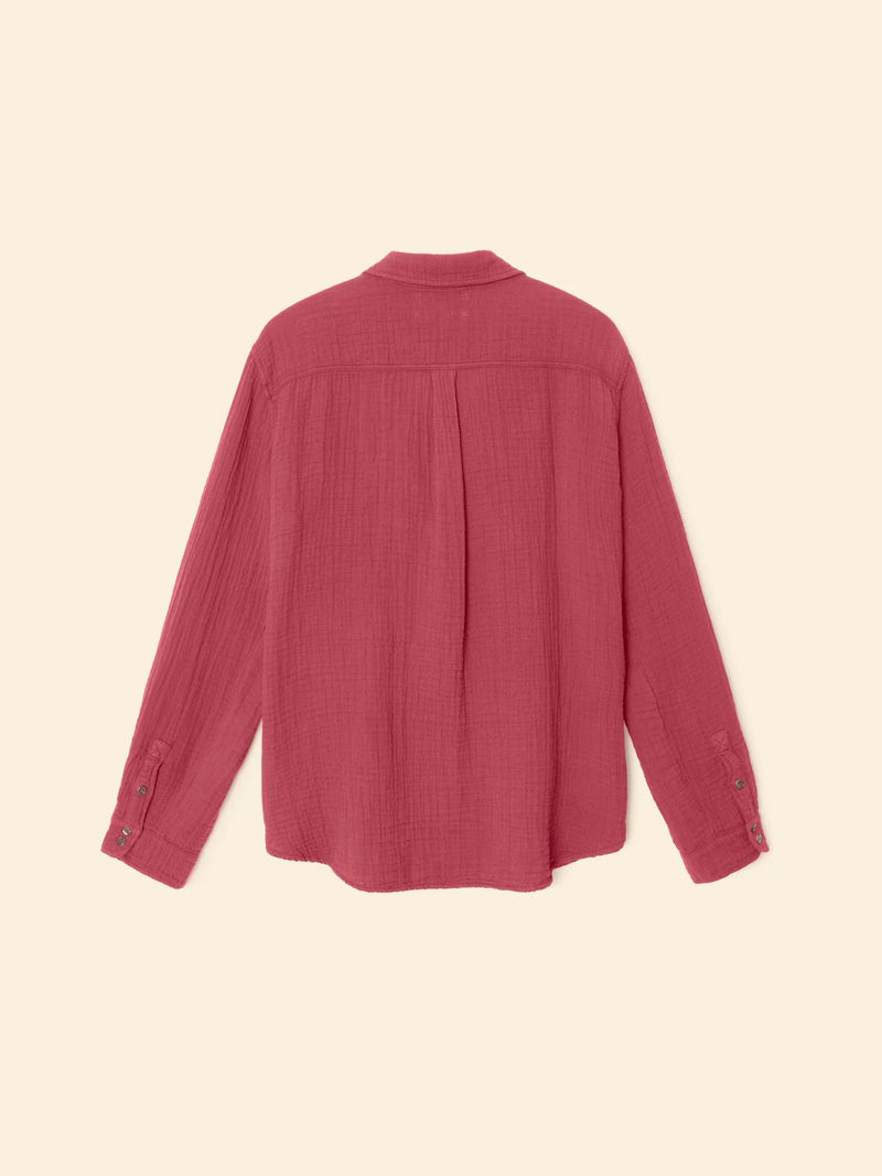SCOUT SHIRT- RED DAHLIA