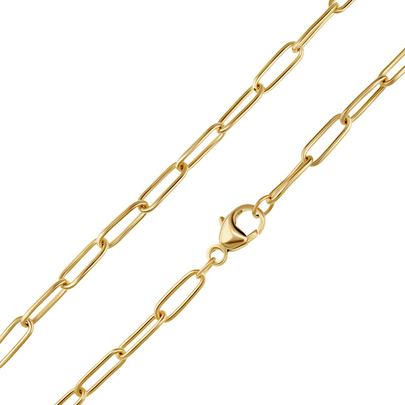 HM 2.9mm solid 14k yellow gold link chain 83771