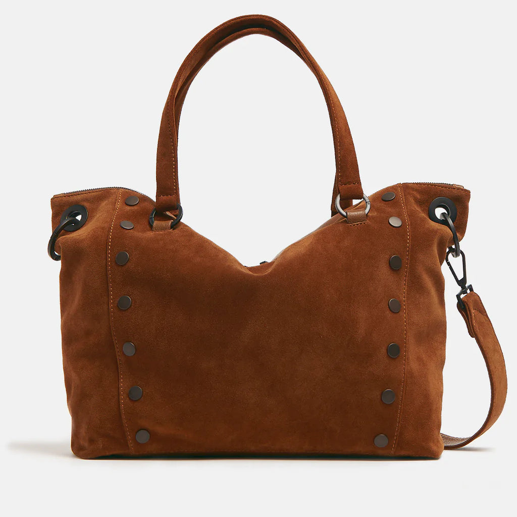 Hammitt Daniel Leather Studded Medium Satchel Bag