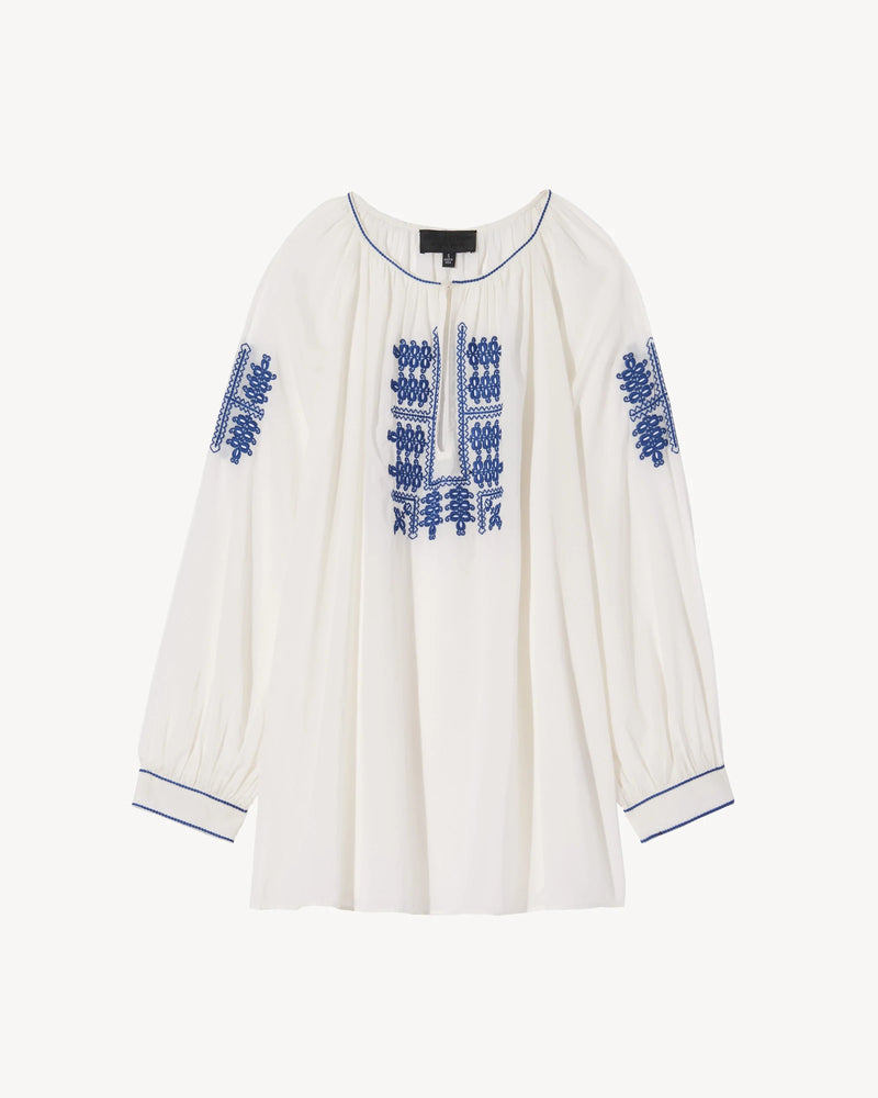 LANETTE EMBROIDERED TOP