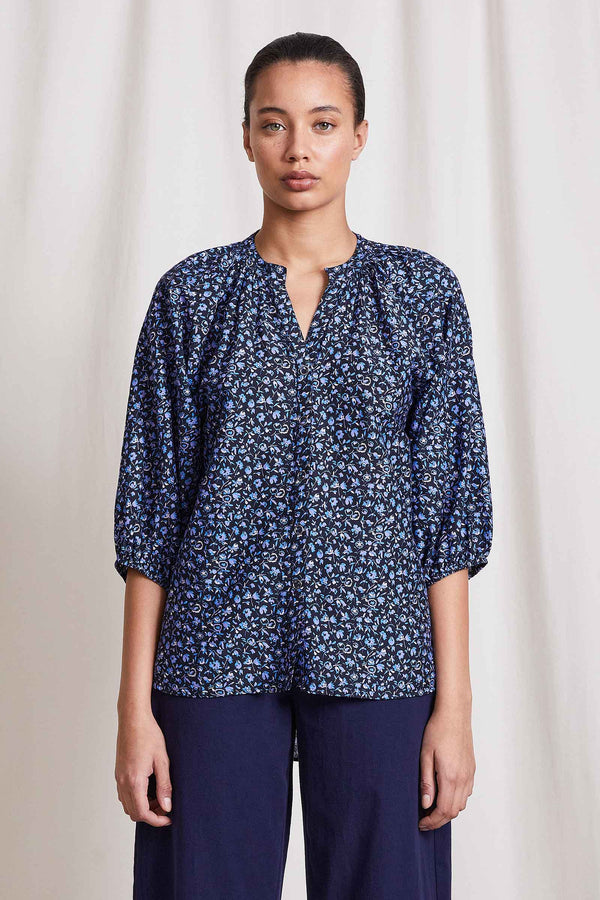 MITTE TOP-LEAPY FLORAL